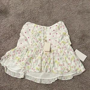For love & lemons mini skirt